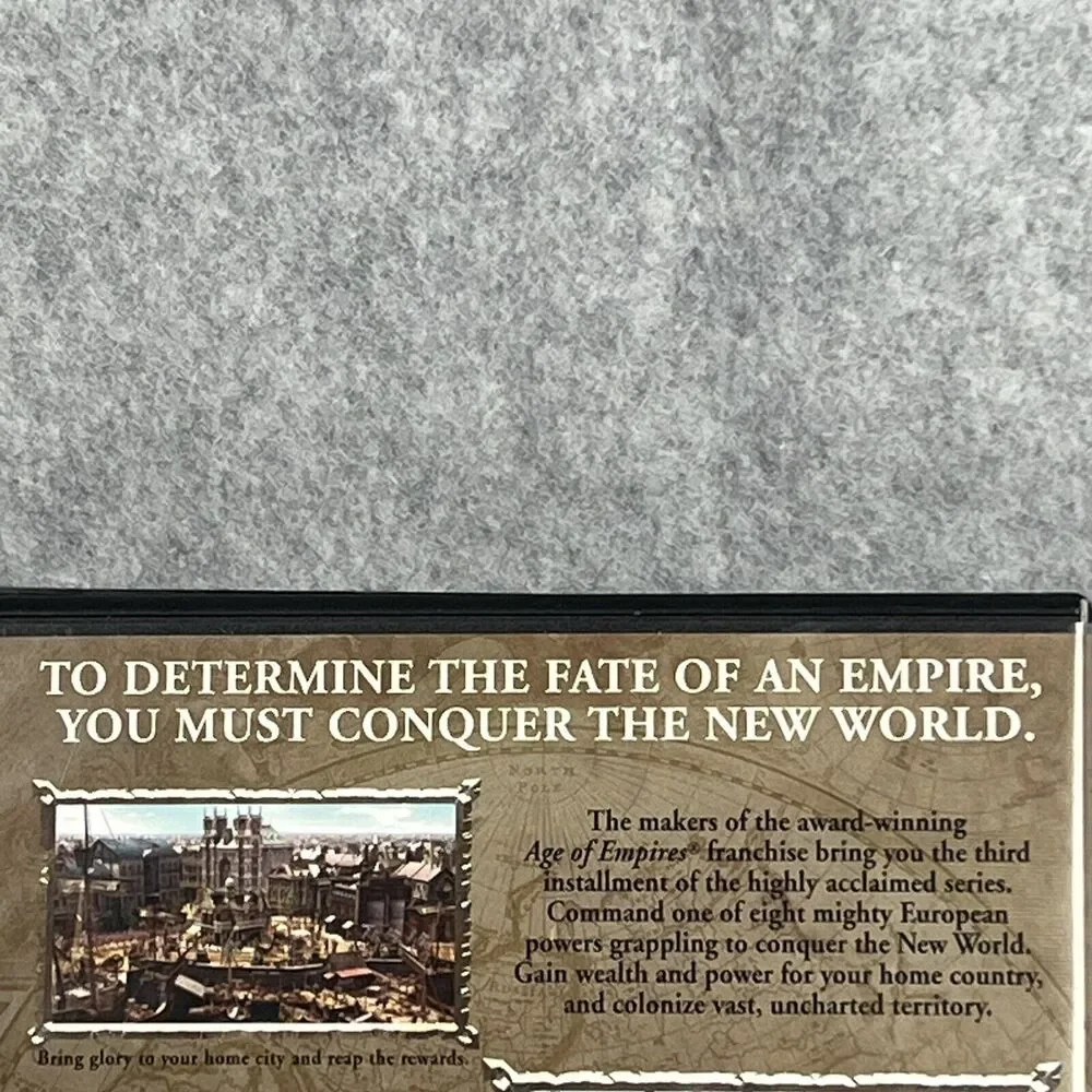 Vintage Age of Empires III The WarChiefs Collectors Edition PC Game Microsoft